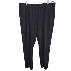 Chicos Zenergy Black Pants Adjustable Length Women's Size 4R 20 22 Pull On Comfy